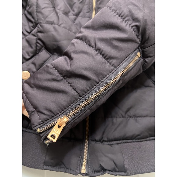 Aeropostale Women's Juniors Size XS Purple Plum Faux Fur Trim Puffer Jacket Coat - Picture 3 of 8